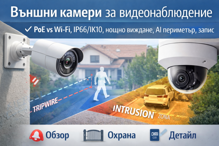 Read more about the article Външни камери за видеонаблюдение